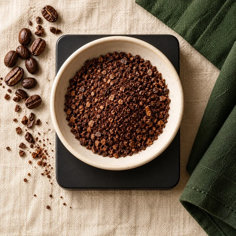Measure the coffee