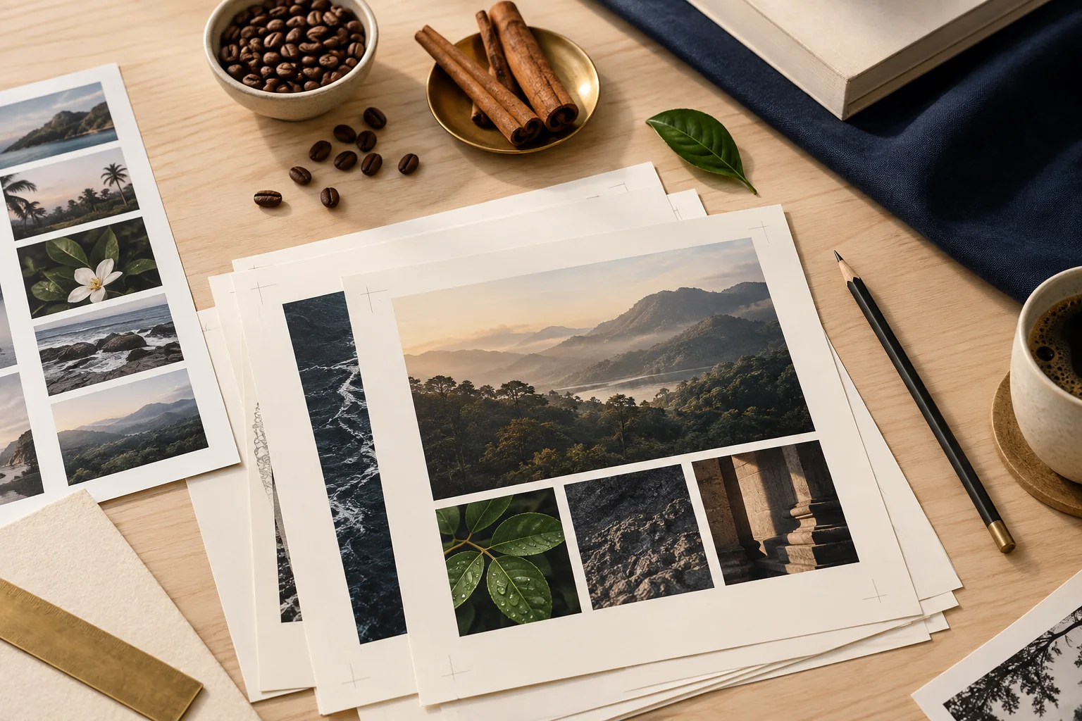 Editorial proof sheets and origin photographs prepared for K1 Origin Magazine